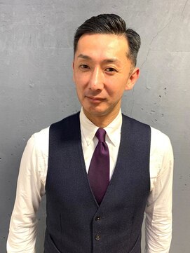 オール 西八王子(All) メンズ七三フェードスタイル<理容室> <西八王子/美容院/メンズ>