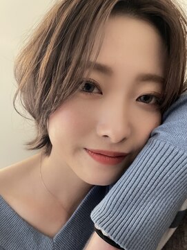 マイラグーン(MY LAGOON) 髪質改善・韓国・ショート・ベージュハイライトインナーカラー