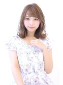 20代30代40代透明感マロンベージュニュアンスカラーAラインボブ