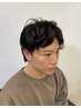 【メンズ】韓国カット＋スパイラルパーマ　￥8800