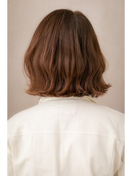 モッズヘア 越谷(mod's hair) 外国人風くびれヘア艶ボルドー小顔ロブヘア305Z越谷20代30代40代