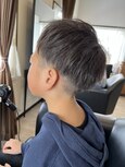 《見附　今町》キッズ　男の子　ツーブロック　アシメ