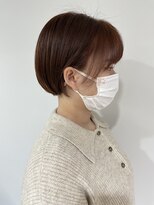 エデュコスゥリール(educo per sourile)&nbsp;耳掛けショートボブ×ピレンジカラー　自由が丘　奥沢　学割U24