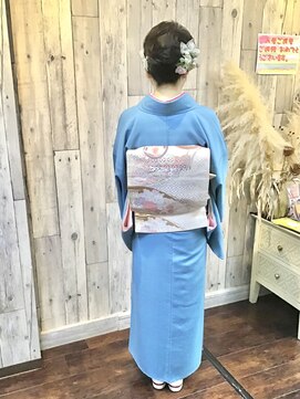 ヘアースペース ムーン(Hair Space MOON) 早朝の着付けやヘアーセットは、随時受け付けております!tell