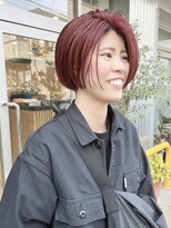 ザレミー(THE REMMY)&nbsp;かきあげボルドーボブ