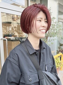 ザレミー(THE REMMY) かきあげボルドーボブ