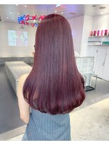 ゲーム 原宿店(GAME)&nbsp;ボルドー/ダブルカラー/ケアブリーチ/髪質改善/原宿