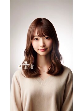 ラクヘアー 姪浜店(rak hair) コテ巻き風パーマ
