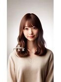コテ巻き風パーマ
