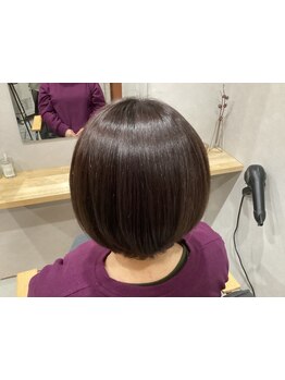 《髪質改善/駅家》理想の美髪を再現する艶髪”メテオカラー”。髪質や白髪の量を見極めベストなご提案を-