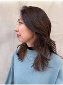【札幌/impression佐藤】ダークブラウン/大人くびれヘア