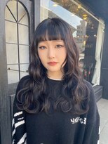 カムジーヘッドカミノウラ(COMEGHEAD KAMINOURA)&nbsp;ダブルカラーミルクティーベージュカラーブルーブラックブリーチ