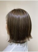 ハイライト外はねボブ　マッドベージュ[草加／草加駅東口]