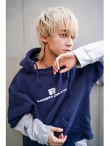 ギークス(GEEKS)&nbsp;【GEEKS渋谷】ブロンド/メンズウルフ/秋カラー/ハイトーン/小顔