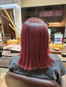 アットウィルヘアー(at will hair) クラシックボルドーストレート