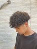 【ＳＮＳでバズったメンズパーマ】カット＋選べるパーマ(パーマ相談OK！！)