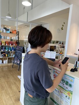 サラ 新宮店(SARA) 【福岡新宮】襟足すっきり 大人ショートスタイル 20代 30代 40代