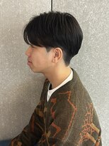 ニアウ 太田店(Niau)&nbsp;メンズナチュラルセンターパート質感重視ニュアンスパーマ