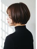 ショートボブ/グラボブ/丸みショート/フェイスレイヤー/髪質改善