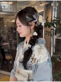 卒業式 袴 着付け ヘアセット 立川【emi】