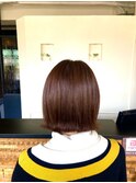 シンプル×上品な大人ボブ　艶カラー/トリートメント　#2