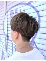 シザーズ(SCISSORS)&nbsp;ショートマッシュ/メンズカラー/ベージュ/ブリーチ/ハイライト