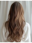 大人可愛い大人美人くすみカラーアッシュグレーベージュ