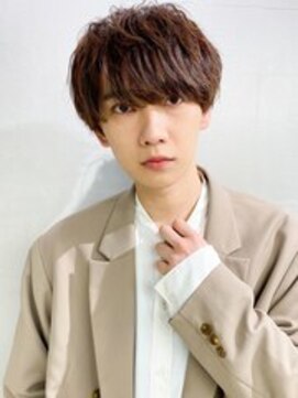 エル 渋谷(L) 20代カット×アッシュブラウンマッシュで知的に魅せる