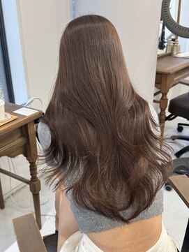 ハピネス 梅田茶屋町店(HAPPINESS) 韓国ヘア/レイヤーカット/髪質改善/顔周りカット/ベージュ
