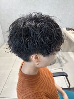 アッシュ 高幡不動店(Ash)&nbsp;プードルパーマショートハンサムショートパーマ刈り上げ