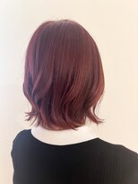 アヴァンスクロス あべのルシアス店(AVANCE.CROSS)&nbsp;レッドカラー×外ハネボブ