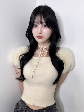 ペレ 栄 アネックス(PELE栄ANNEX) 着物ヘア/ダークアッシュ/ミディアムレイヤーカット/栄