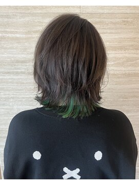 ヘアー スニップ(hair snip) 短くてもお洒落に！秋のインナーカラー【上桂/桂】