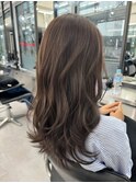 ブリーチなしダブルカラー☆モーブブラウン☆20代30代40代