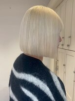 ベレーザ 渋谷神南(Beleza)&nbsp;16855抜きっぱなしブロンドホワイトブロンド韓国ミニマルボブ