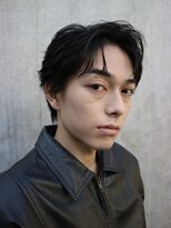 バイフィフス 原宿/表参道(by fifth)&nbsp;原宿フェザーパーマニュアンスパーマメンズカットセンターパート