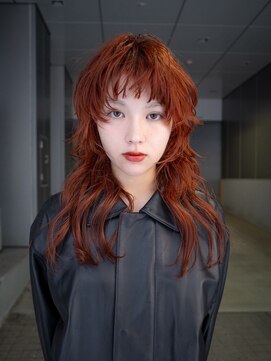 ギークス(GEEKS) 【GEEKS渋谷】ハッシュカット/ウルフ/顔周りレイヤー/ハイトーン