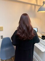 シンク オモテサンドウ(sync omotesando) ディープな赤髪 20代30代