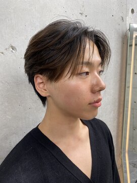 サイン メンズ 渋谷(SIGN men's) フェザーパーマダウンパーマニュアンスパーマセンターパート