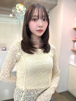 イヴォーク トーキョー(EVOKE TOKYO) ミディアムレイヤーカットバタフライカット髪質改善ハイレイヤー