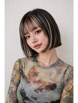 ラトリエ ブロカント 立川北口店(L'atelier BROCANTE)&nbsp;デザインカラー　ボブ　ケアブリーチ