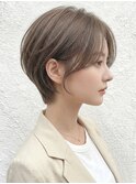 小顔ひし形レイヤーボブ/ブリーチなし透明感カラーp戸田公園