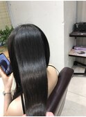 【横浜】黒髪ストレート×髪質改善で叶う艶髪ロング
