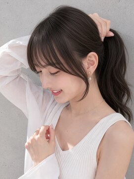 ユーフォリア 渋谷グランデ(Euphoria SHIBUYA GRANDE) 小顔前髪顔周りレイヤーシースルーバングおくれ毛もみあげライン