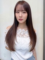 ミンクス 銀座店(MINX)&nbsp;☆ダークアッシュ似合わせカットミディアムレイヤーカット