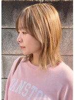 ヘアーサロンアンク(hair salon anc)&nbsp;ヘーゼルベージュ（1ブリーチ）