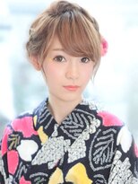 ヨロ(YoLo.)&nbsp;大きめ編み込みでカチューシャ風に