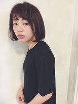 マグノリア(MAGNOLIA) バングで遊ぶスタイリッシュボブ