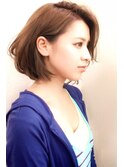 スタイリッシュボブ【耳かけボブ】ヌーディカラー