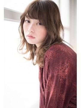 グランシュ 青葉台店(GranCieux) 透明感のあるブラウン×くびれミディ【QUATRO】